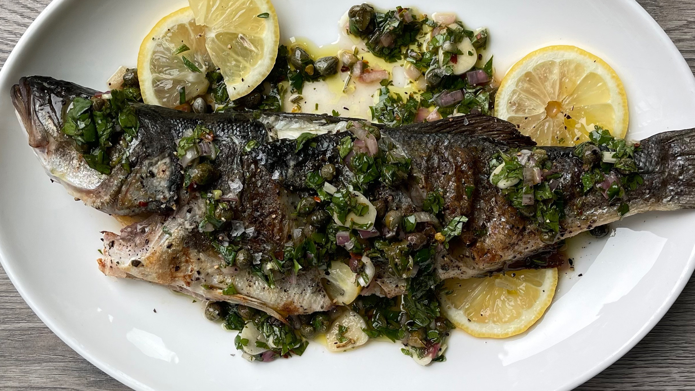 Father’s Day rē•spin: Grilled Branzino